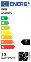 Energy Label EVN-Lichttechnik LED strip (Warm white, 500 cm, Indoor)