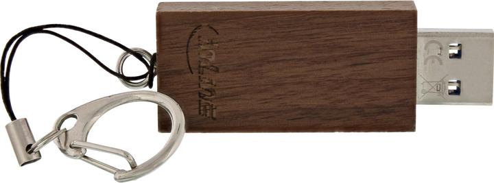 Actual product image InLine Woodstick (128 GB, USB-A)