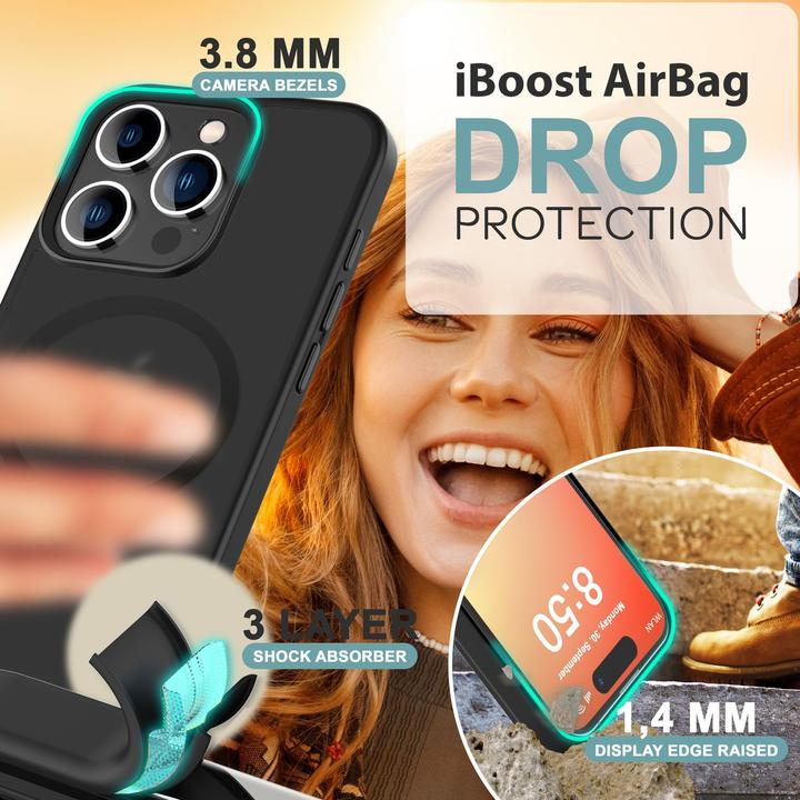 Produktbild Nalia Matte Hybrid Hülle mit MagSafe Funktion (Apple iPhone 16 Pro Max)