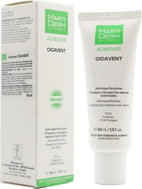 Actual product image Martiderm Acniover Cicavent Anti-imperfections 40ml (Suntan cream, 40 ml)