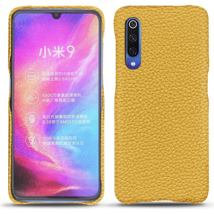 Noreve Lederschutzhülle (Xiaomi Mi 9), Smartphone Hülle, Orange
