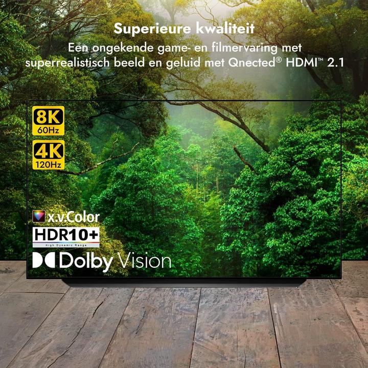 Produktbild Qnected Actieve HDMI 2.1 kabel - 30 meter - 4K@120Hz, 8K@60Hz - HDR10+, Dolby Vision - eARC - Gecertificeerd (30 m)