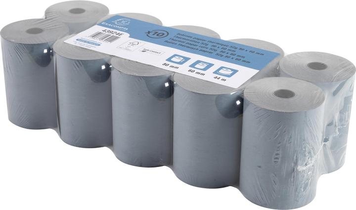 Produktbild Exacompta Thermorollen SafeContact, 80 mm x 44 m, grau-blau