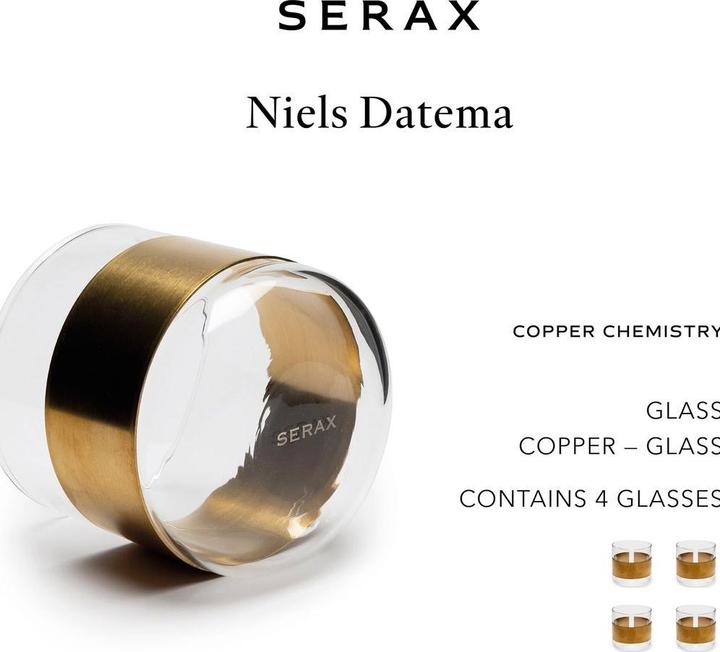 Serax Niels Datema Copper Chemistry Glas D7 H6 cm (0.20 l)