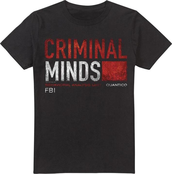Immagine prodotto Criminal Minds Maglietta Carta del Titolo Uomo (4XL)