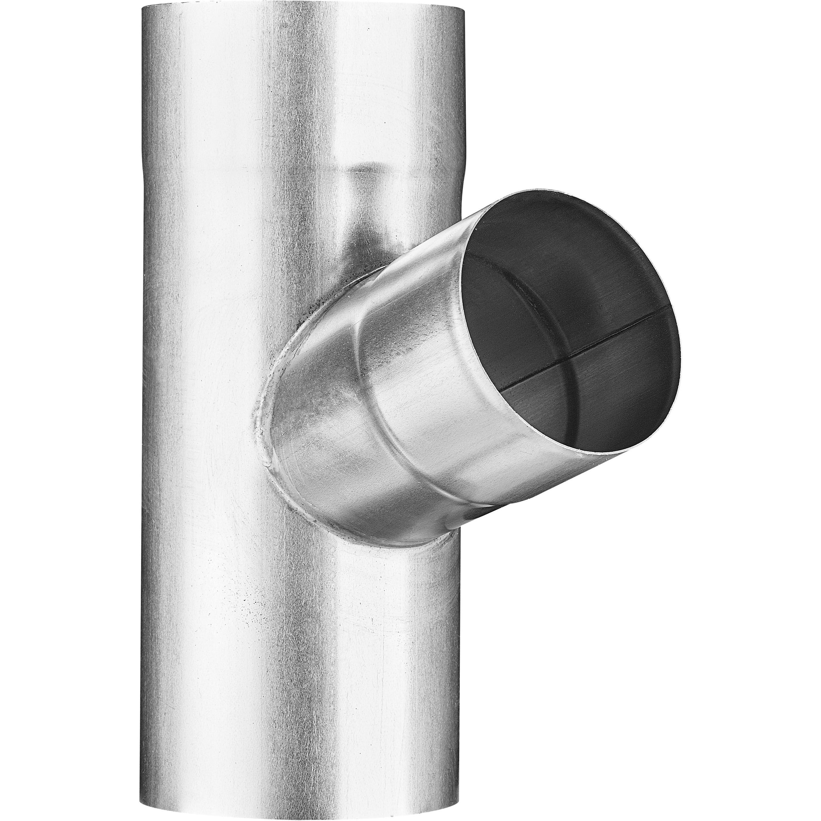Thumbnail - Grömo, Zubehör Sanitärinstallation, Zink-Fallrohrabzweig 72Grad, 100/100mm