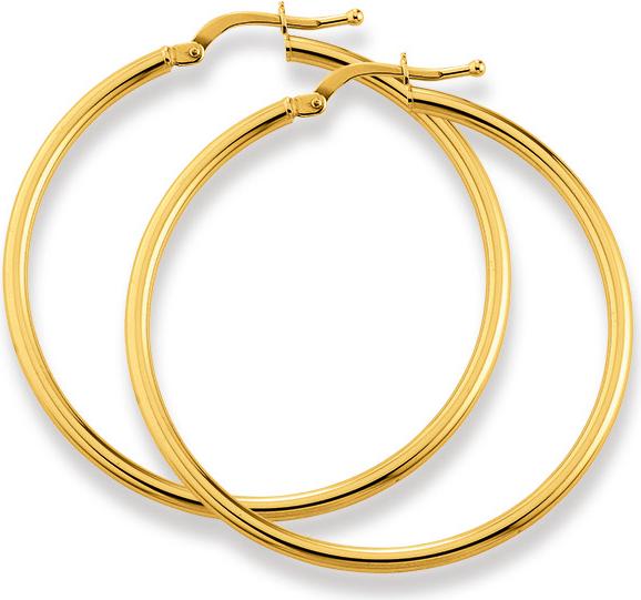 Image du produit Natsumi Schmuck Créoles en or jaune 18K/750 Ø24-54mm rondes (750/18 K Or jaune)