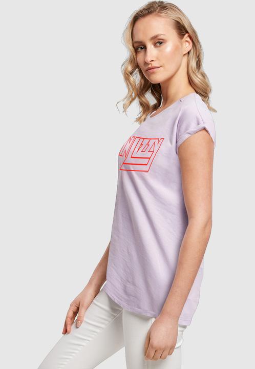 Produktbild Merchcode Ladies Thin Lizzy - TL Logo Red Extended Shoulder Tee - 177979 (S)