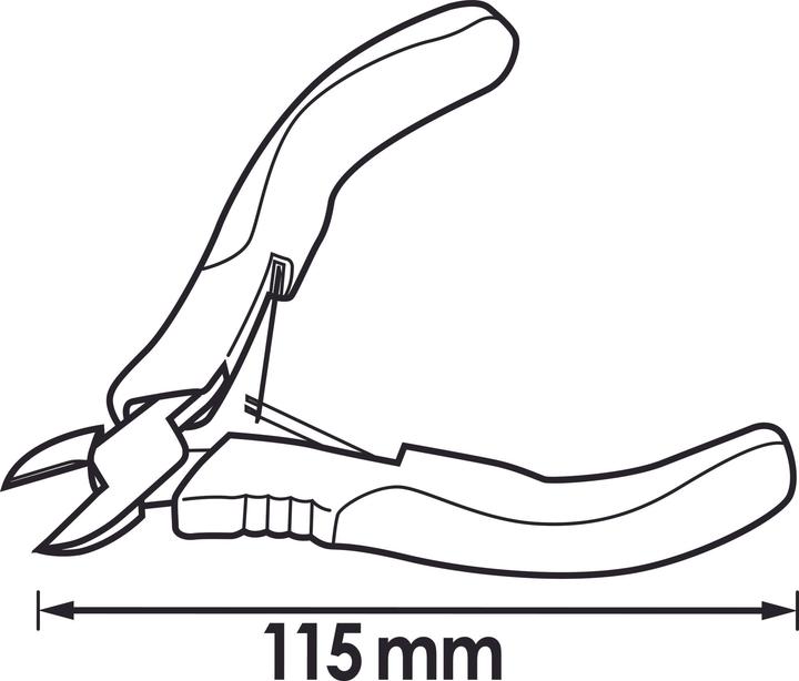 Produktbild Vigor Elektronik-Seitenschneider ∙ V5681 ∙ 115 mm (115 mm)