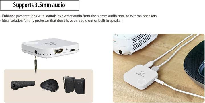 Produktbild Renkforce RF-WPR-310 HDMI Wireless-Präsentationsempfänger (60 m, HDR)