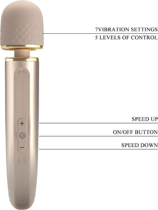 Actual product image Pretty Love Massager 7 Vibration Modes Champagne