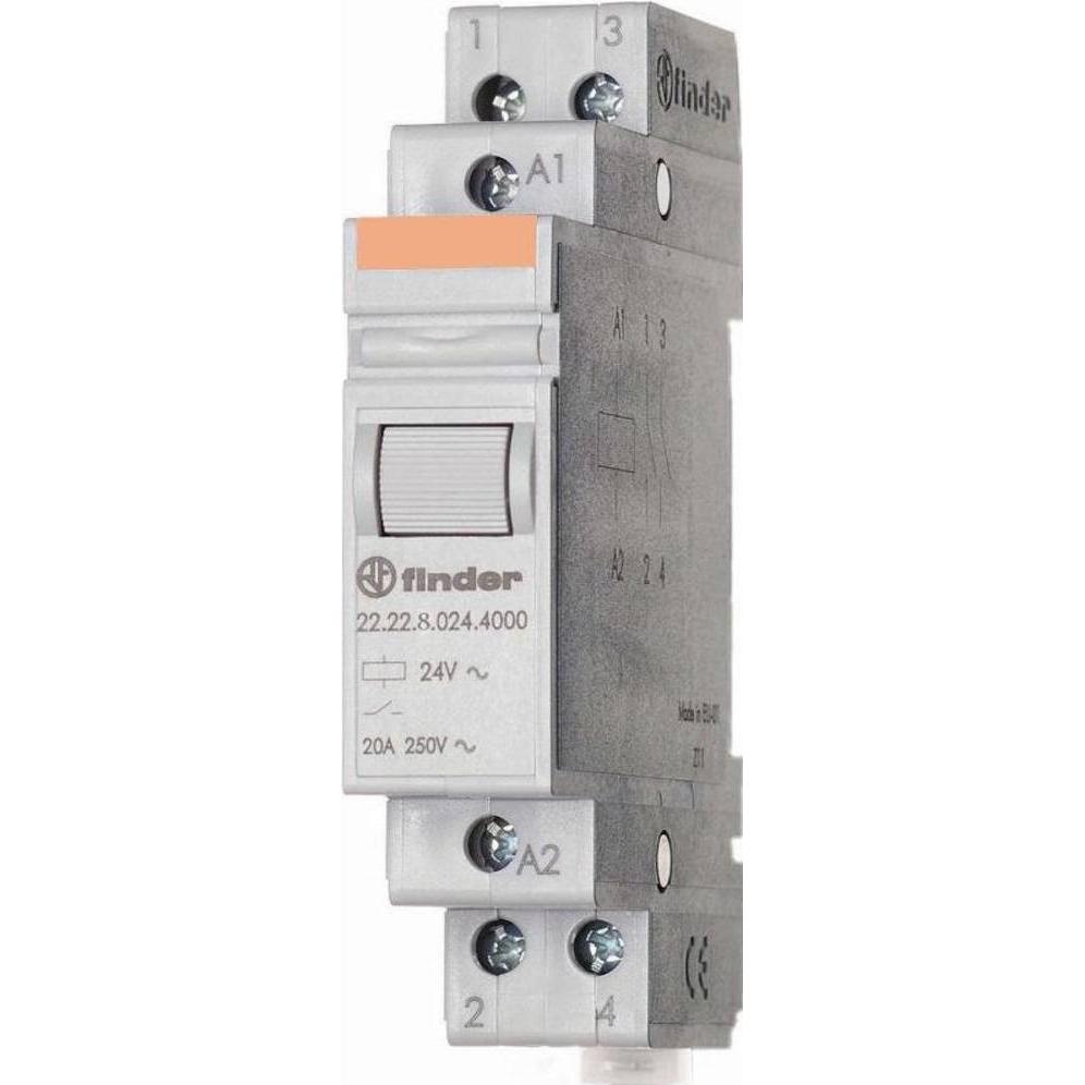 Thumbnail - Finder Installationsrelais 24VAC 20A, Relais