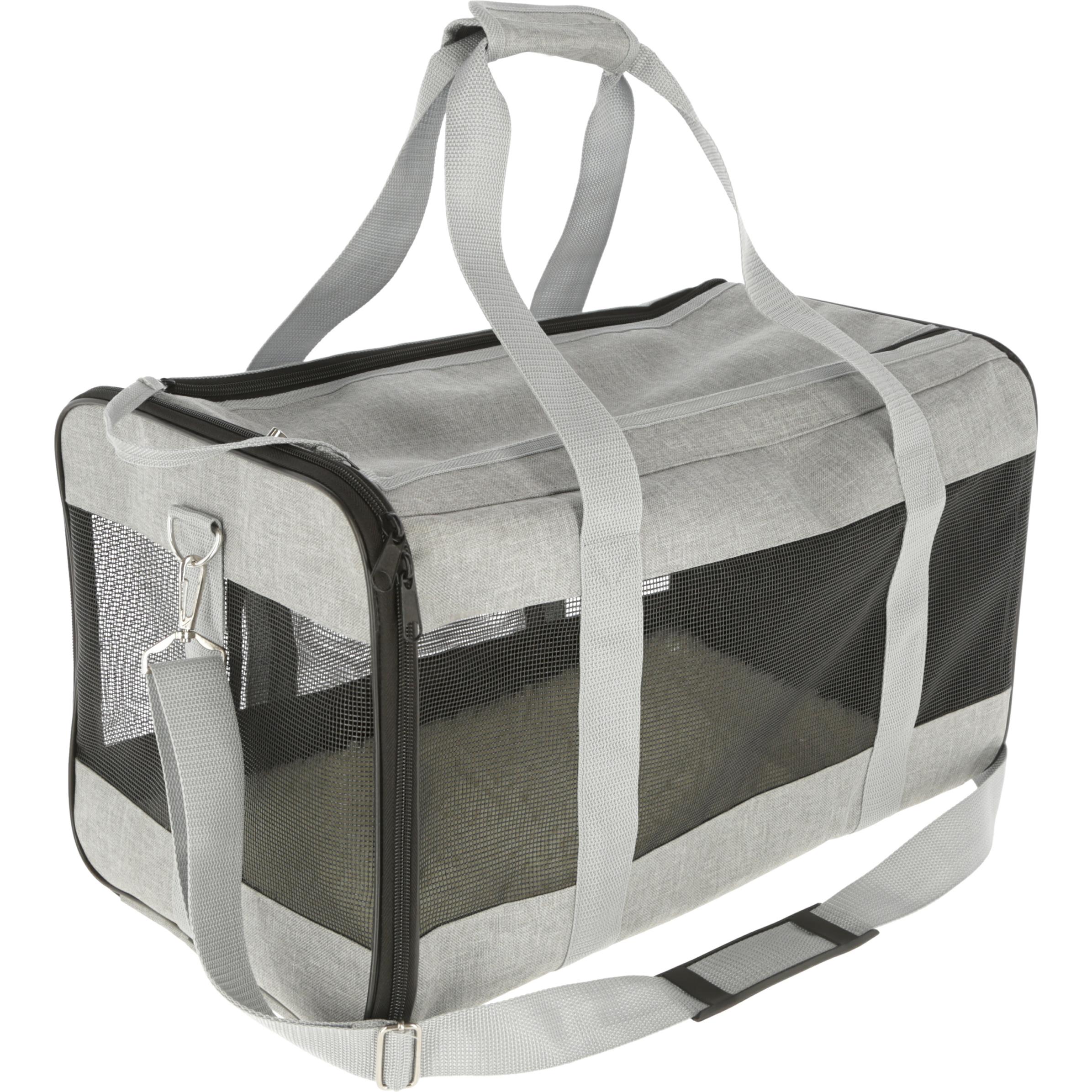 Comparer les prix de Sac de transport pour chien Kerbl Casual - gris - TU