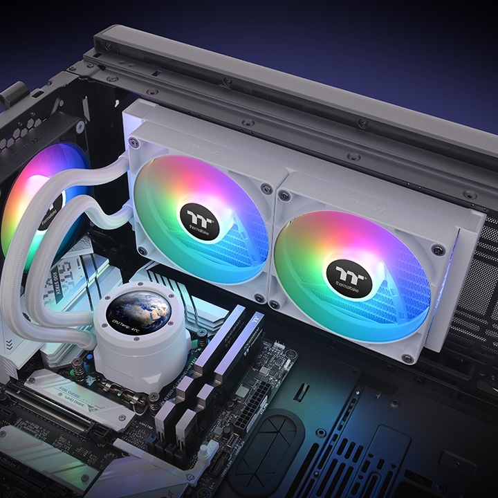 Produktbild Thermaltake TH280 V2 Ultra ARGB Sync CPU Liquid Cooler All-In-One wh