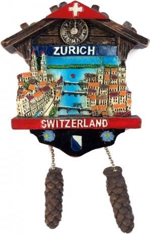 Actual product image Sellmer Magnet Zurich Cuckoo Clock