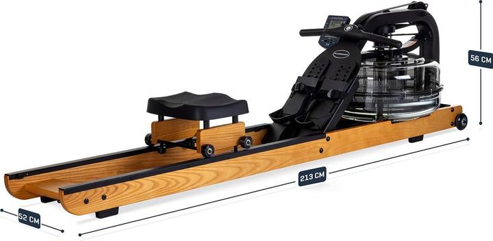 Fluid Rower Apollo V Water Rowing Machine Dual Rail