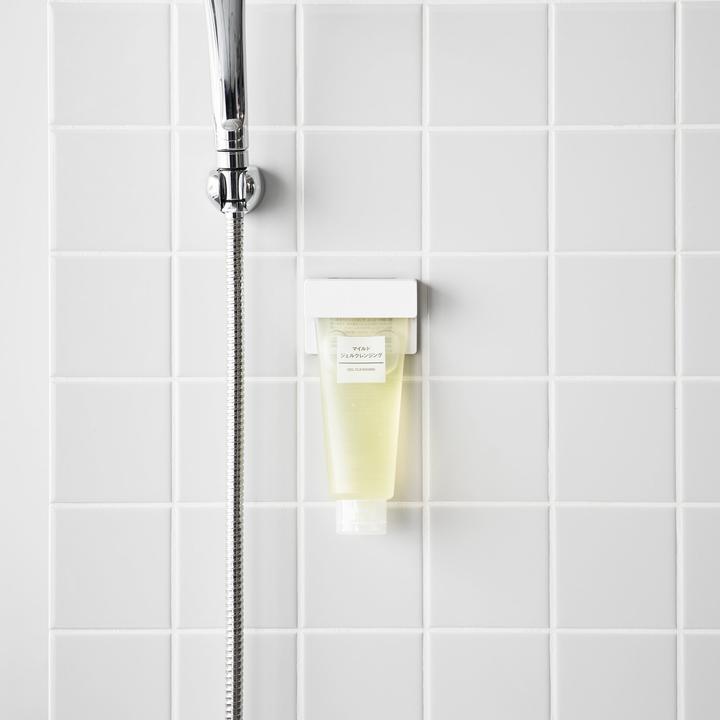 Produktbild Yamazaki Breiter Klebehaken-Zahnbürsten- und Zahnpasta-Halter TOWER