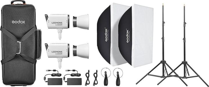Godox Litemons LA200R RGB LED Video Light 2 light kit (Videoleuchte)