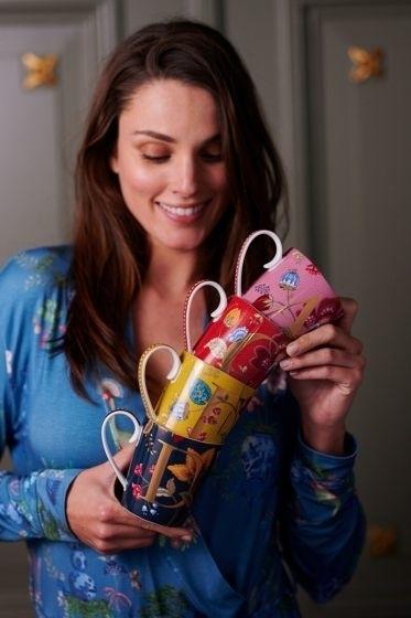 Immagine prodotto PIP Studio Tazza Floral Fantasy Alphabet blu chiaro W 0,35 l (350 ml, 1 x)