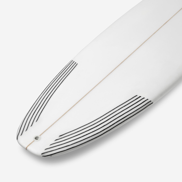 Produktbild Olaian Shortboard Performance mit Futures Box ohne Finnen weiss (6')