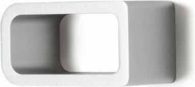 1 Authentics Entrance Hausnummer a, Aluminium, Hauswand-Dekoration, silber eloxiert