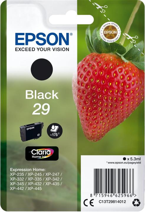 Epson Sglpck Black 29 Home Ink (BK)