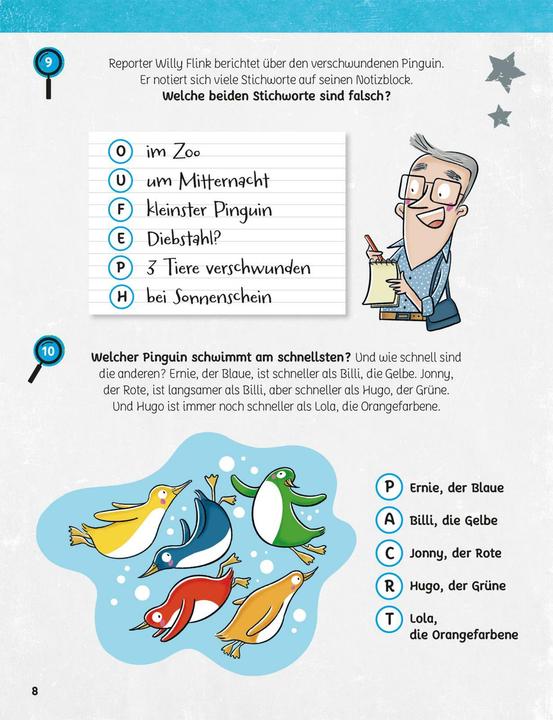 Produktbild Das dicke Detektiv-Rätselbuch (Deutsch, Isabel Grosse Holtforth, 2025)