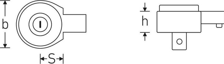 Produktbild Stahlwille 735/4 58250004 Feinzahnknarre 1/4/ (1/4")