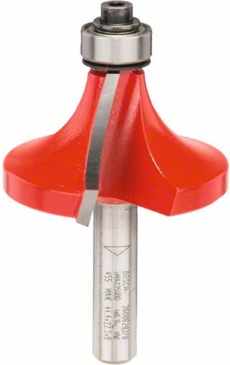 Produktbild Bosch Professional Zubehör Abrundfräser Expert for Wood, 8 mm, D 44,4 mm, R1 15,9 mm, L 22,2 mm, G 64 mm