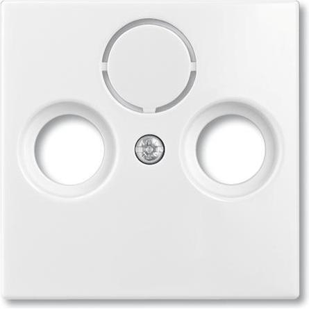 ABB, Zubehör Schalterprogramm, basic55 Antennenabdeckung, weiss glänzend, 1 Modul