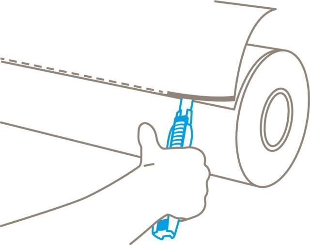 Actual product image Martor Sicherheitsmesser Secubase 383 383001