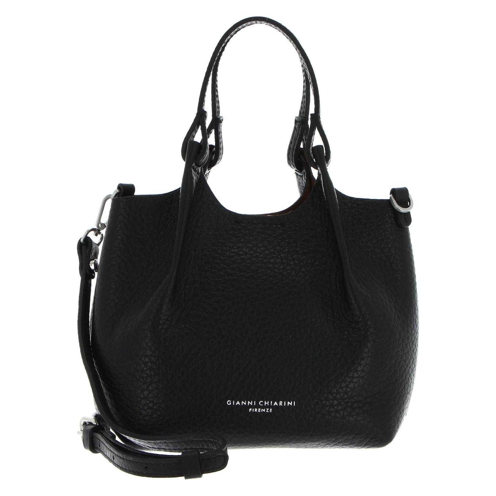 Gianni Chiarini, Damen, Handtasche, Handtasche "Dua" Schwarz, Schwarz