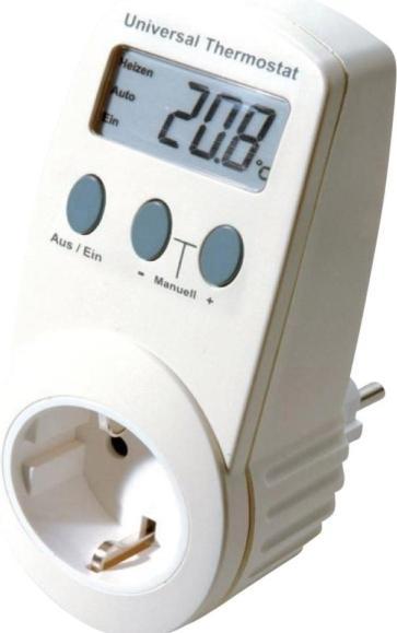 Actual product image Renkforce Room thermostat intermediate plug -40 to 99 °C UT300