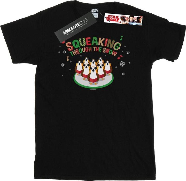 Immagine prodotto Star Wars The Last Jedi Porgs Squeaking Through The Snow Maglietta Uomo (4XL)
