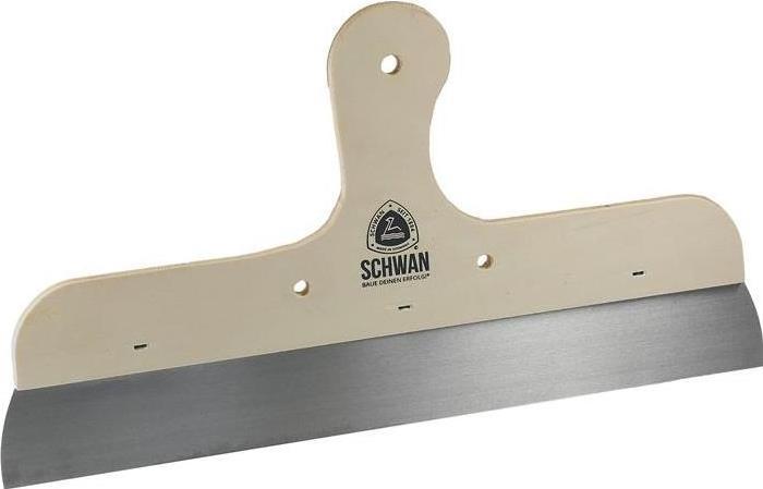 Actual product image Schwan Surface spatula width 400 mm laminated wood handle 0.7 mm (40 cm)