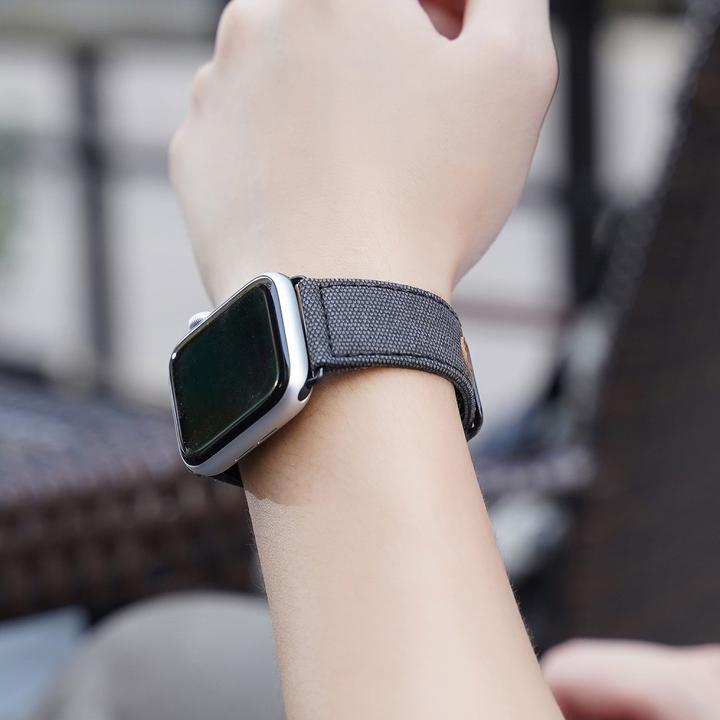 Productafbeelding Dux Ducis Apple Watch 38 / 40mm - leren bandje zwart (40 mm, Kunstleer)