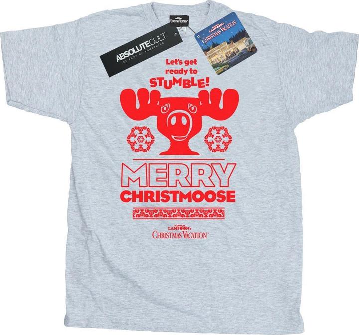 Image du produit National Lampoon´s Vacation National Lampoon's Christmas Vacation - T-shirt MERRY CHRISTMOOSE - Homme (S)