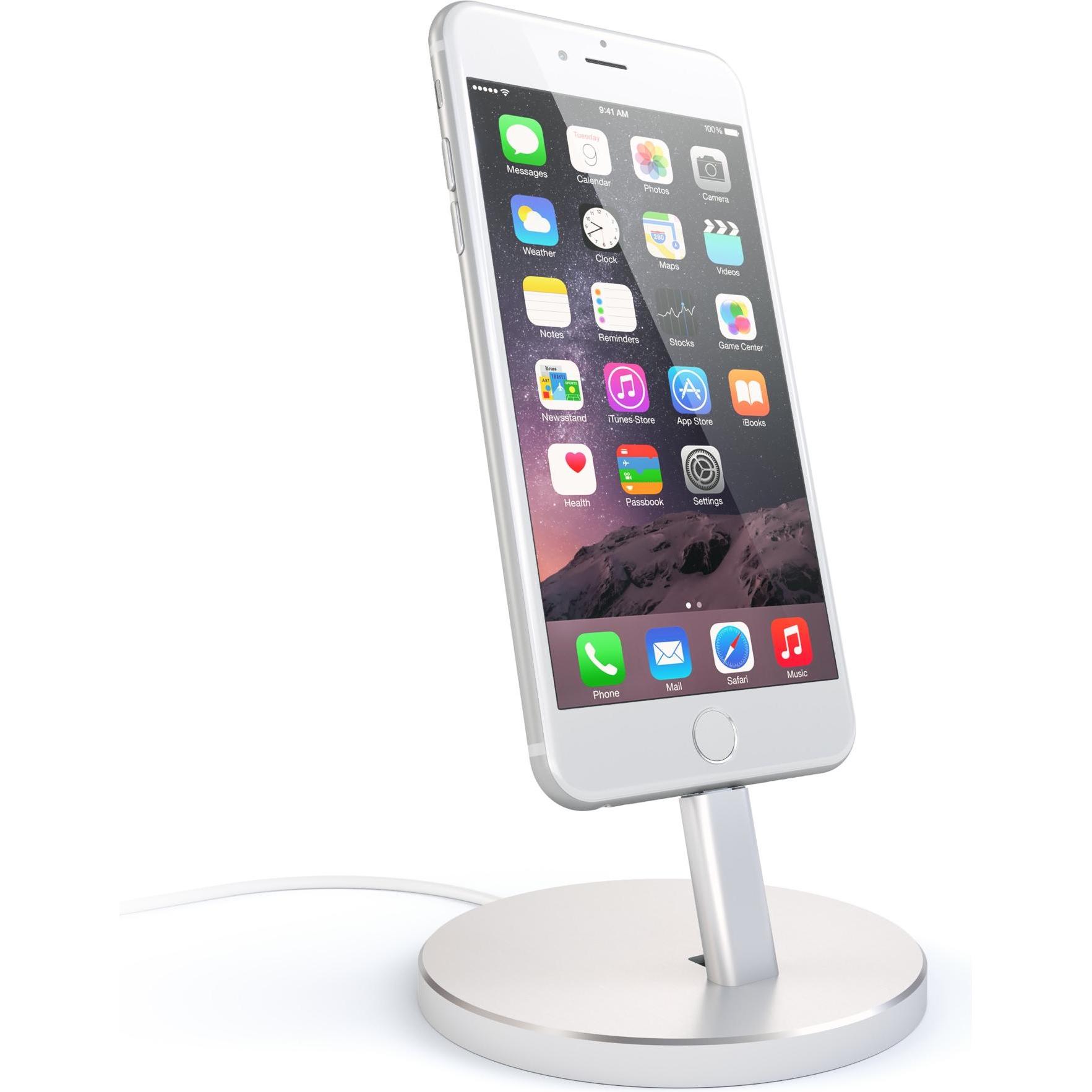 Satechi Charging Stand, USB Ladegerät, Silber