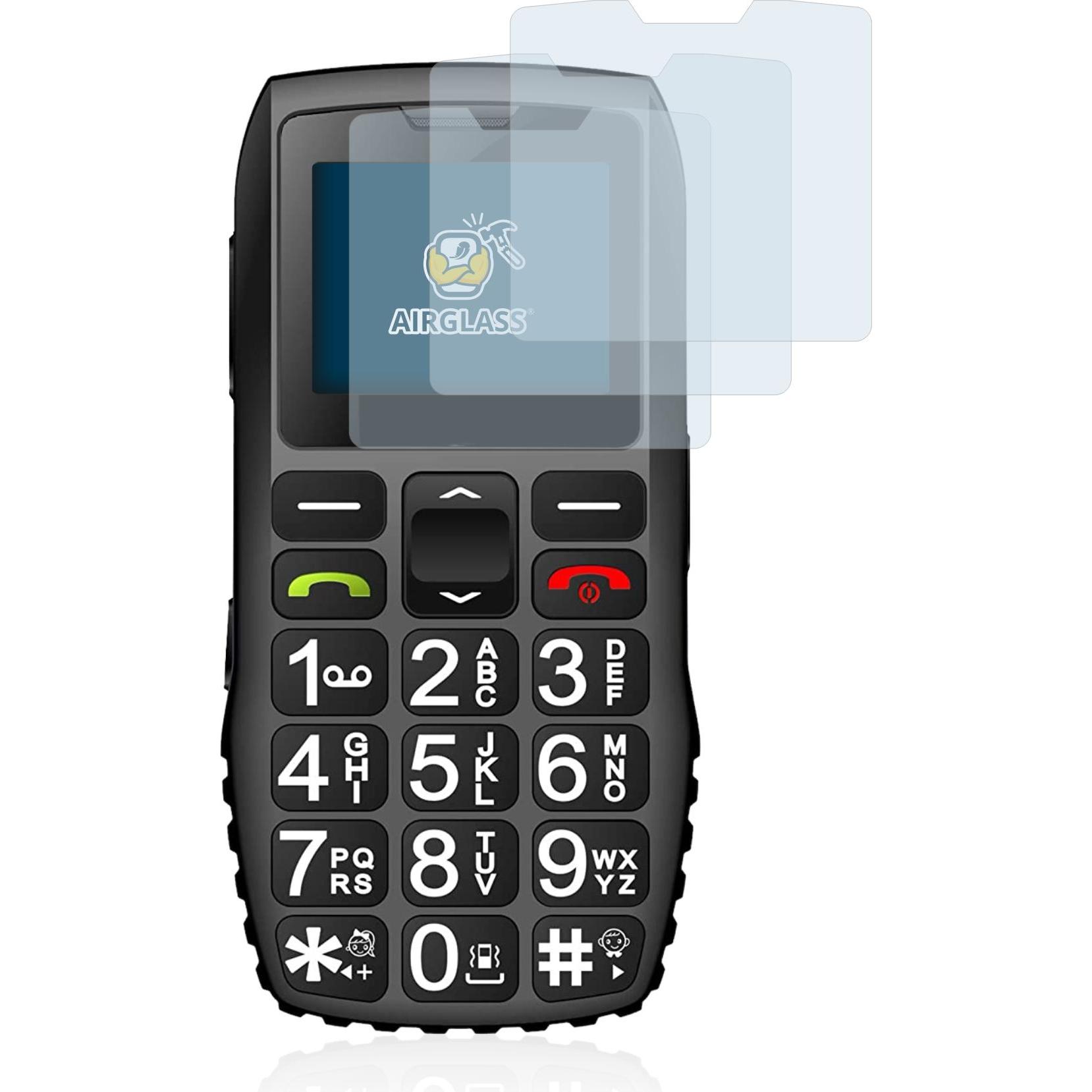 Thumbnail - BROTECT AirGlass Panzerglasfolie (3 Stück, Nokia C1 Plus), Smartphone Schutzfolie, Transparent