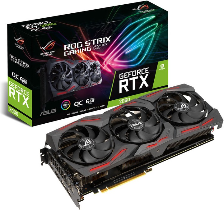 Produktbild ASUS GeForce ROG STRIX RTX 2060 O6G EVO GAMING (6 GB)