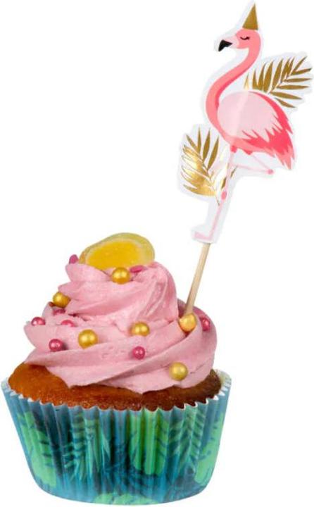 Produktbild Boland 12 Party Flamingo Cocktail Spiesse (One Size)