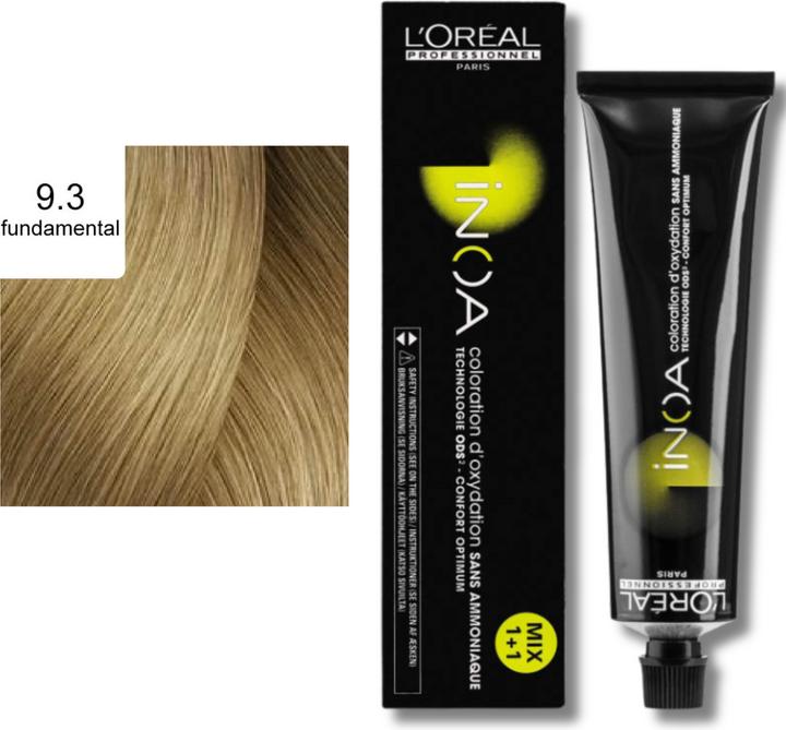 Actual product image L'Oréal Professionnel Inoa (9.3 Very Bright Blond Gold)