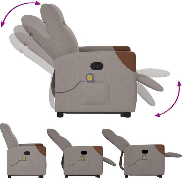 Produktbild vidaXL Massagesessel mit Aufstehhilfe