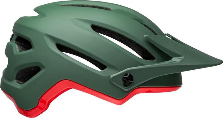 Actual product image Bell 4Forty mtb helmet matt glossy dark green Infra
