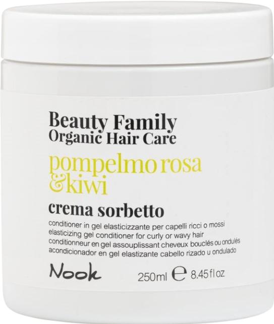 Actual product image Nook Beauty Family Crema Sorbetto Pompelmo Rosa&Kiwi 250ml (250 ml)