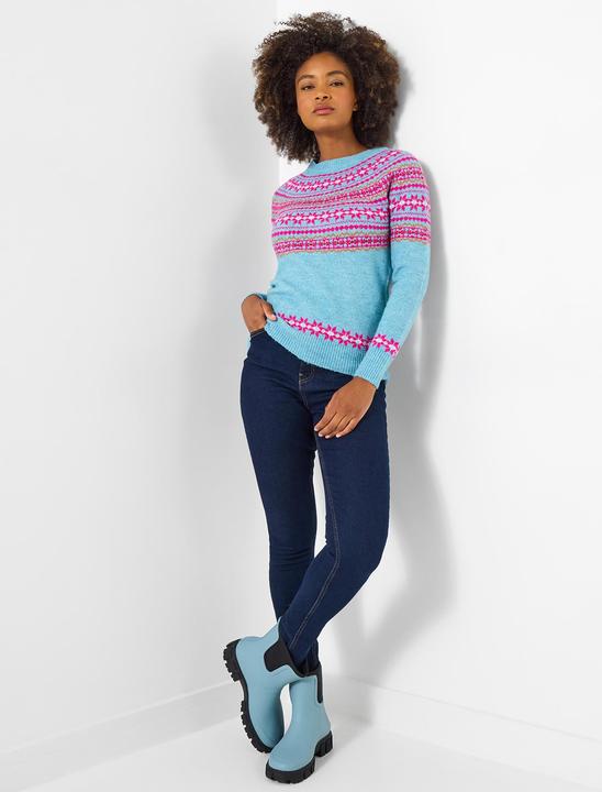 Produktbild Joe Browns Classic Crew Neck Fairisle Jumper (44)