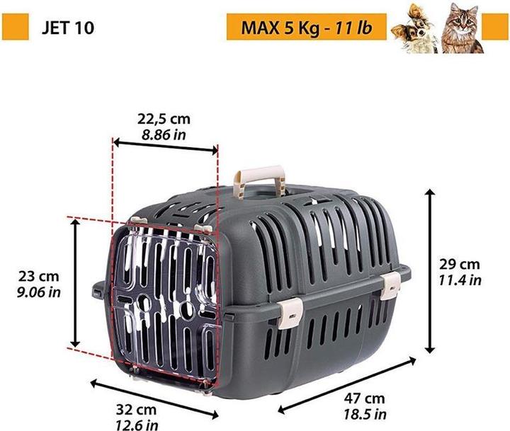 Immagine prodotto Ferplast CARRIERA JET 10 (Cane, Gatto)