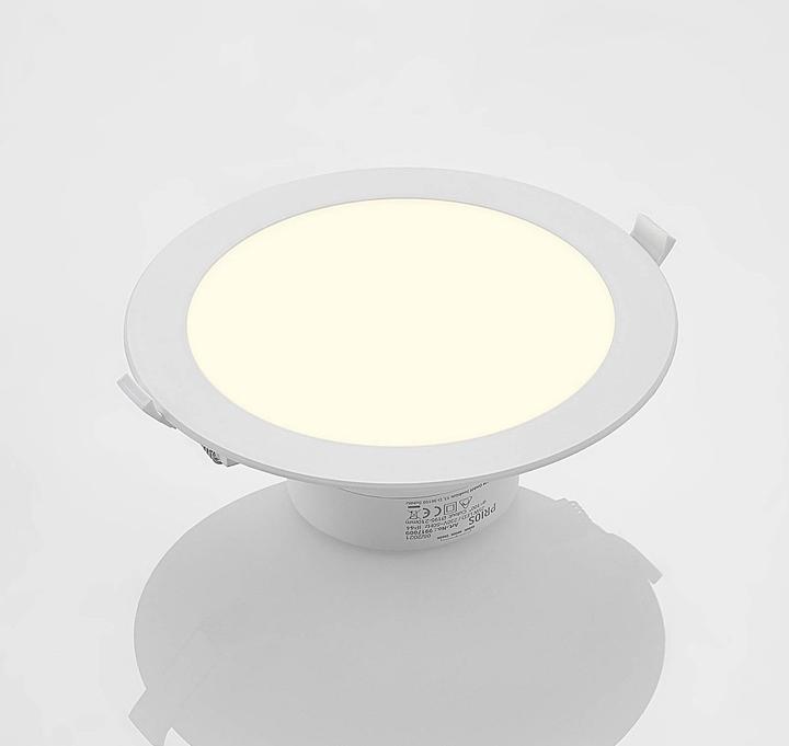 Produktbild Prios Rida LED-Einbaustrahler, CCT, 22,5 cm, 25 W (2390 lm)