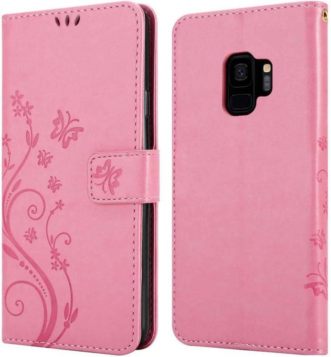 Actual product image Cadorabo Flower Book Cover (Samsung Galaxy S9)