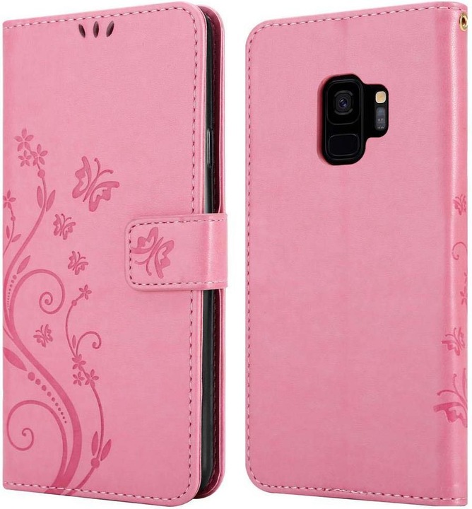 Produktbild Cadorabo Flower Book Cover (Samsung Galaxy S9)